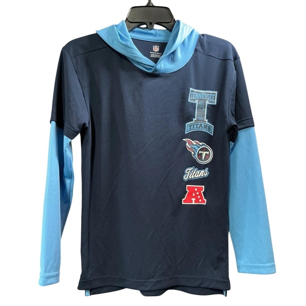 NFL Tennessee Titans Hoodie‎ Long Sleeve Shirt Youth L NWT